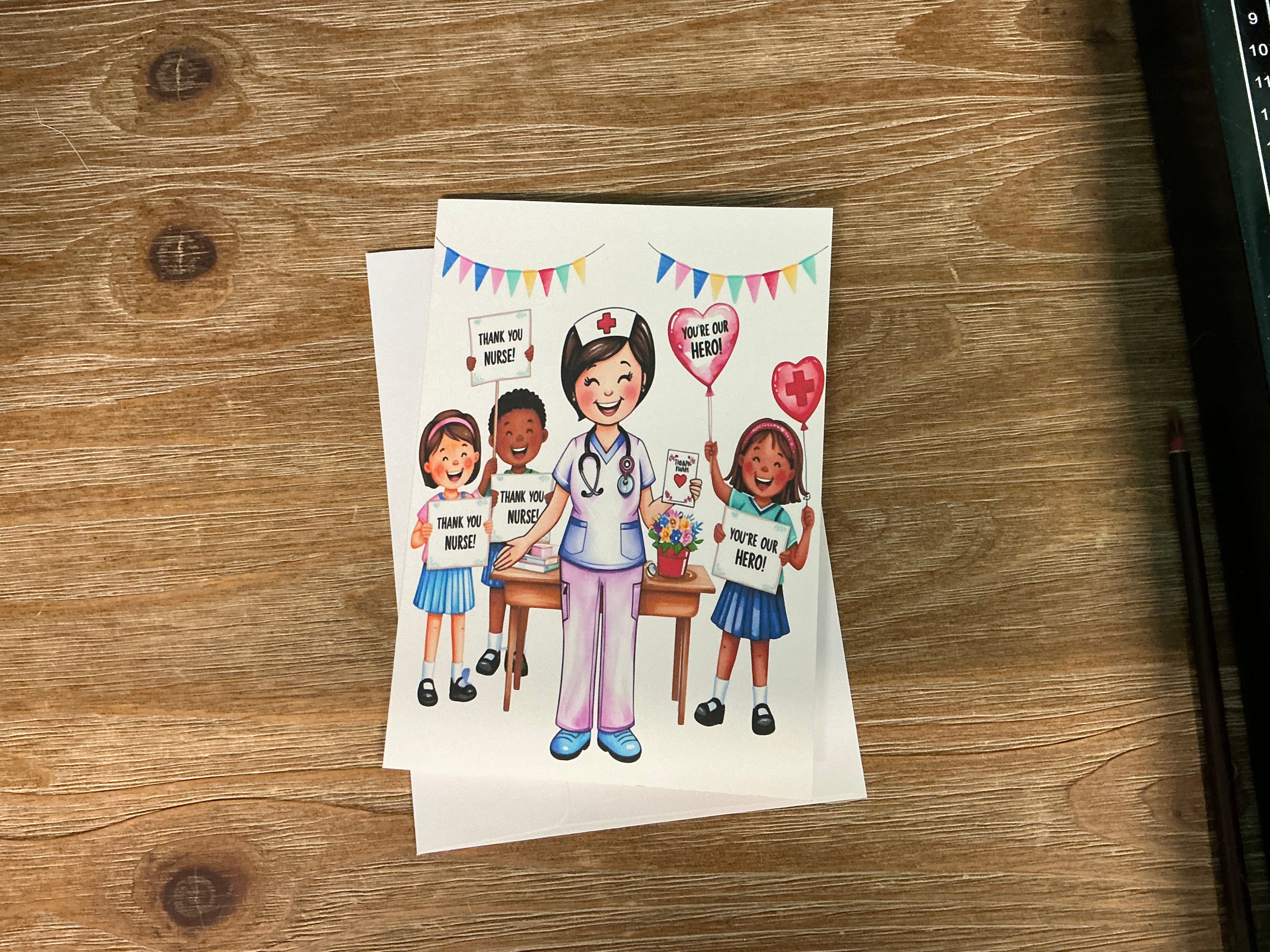 School Nurse Card