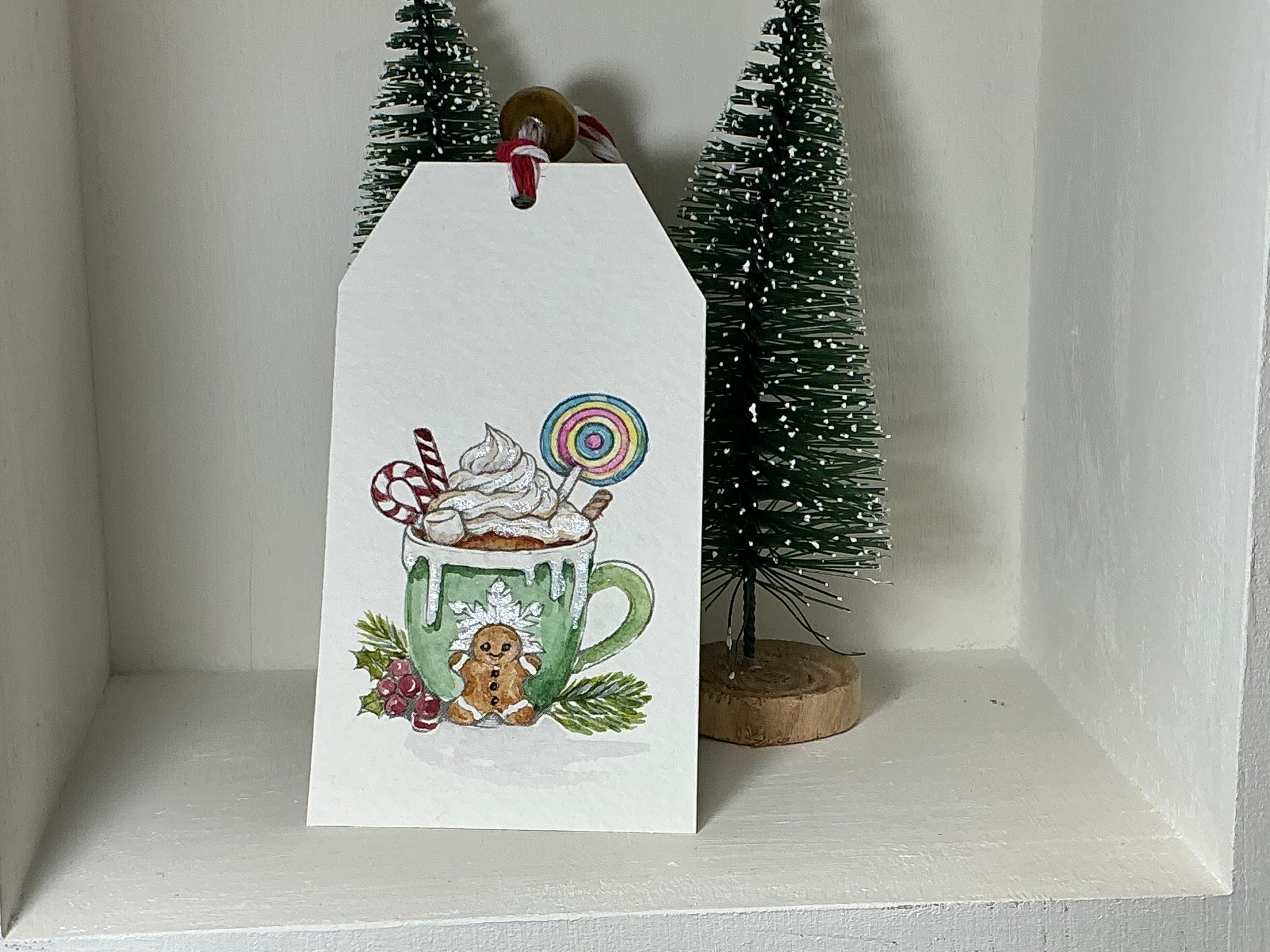 Hand Painted Watercolor Gift Tags