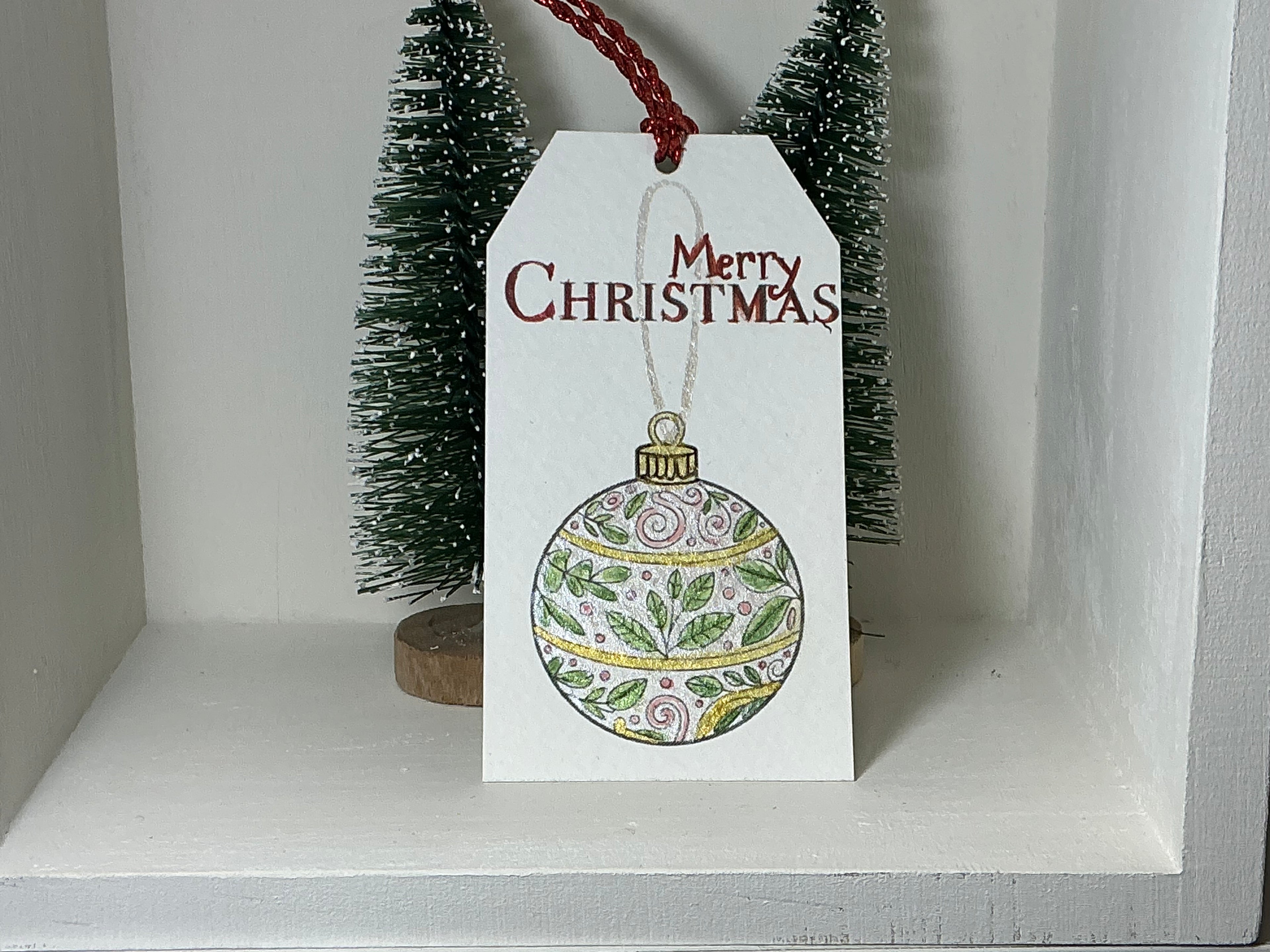 Hand Painted Watercolor Gift Tags