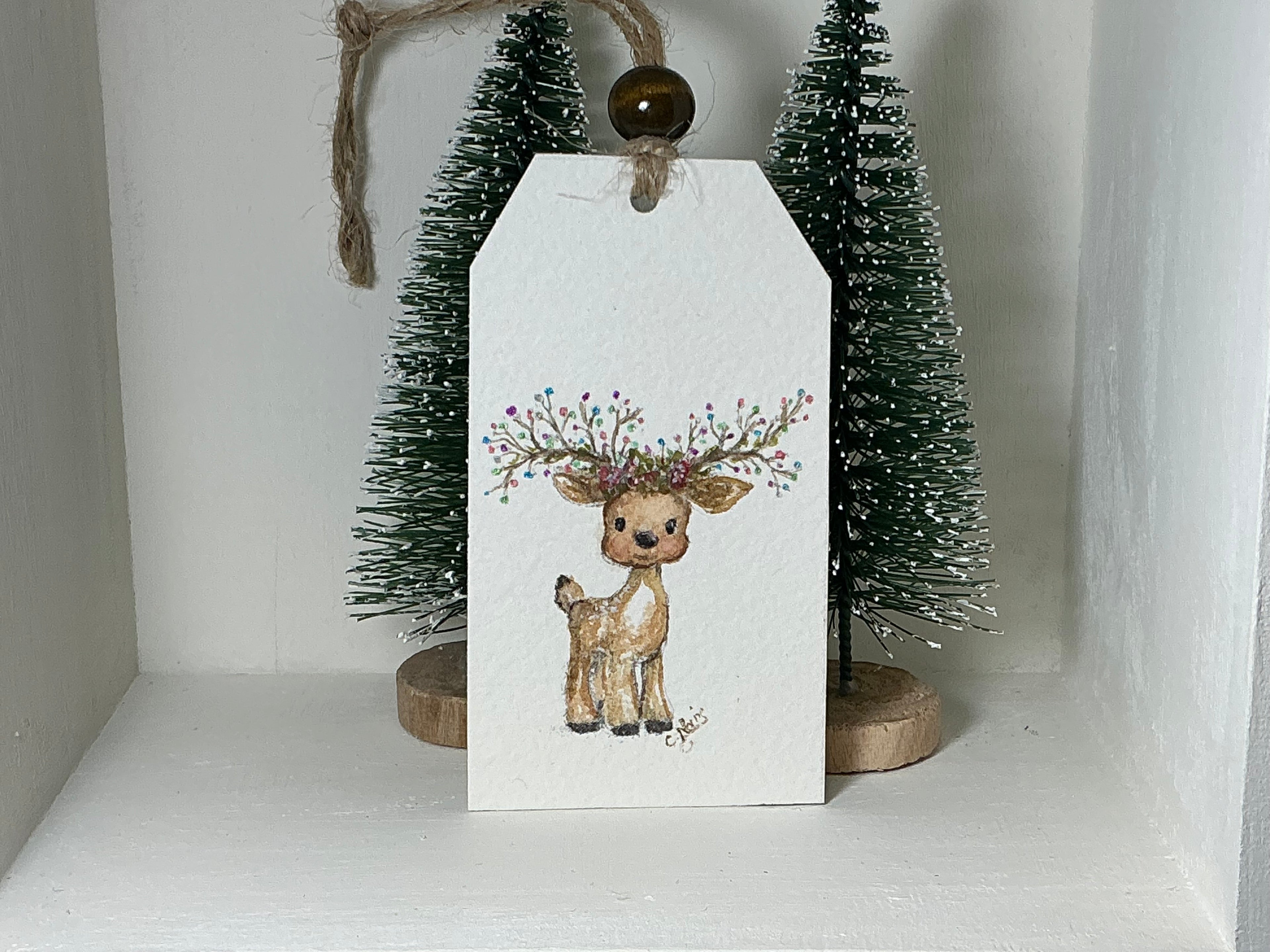 Hand Painted Watercolor Gift Tags